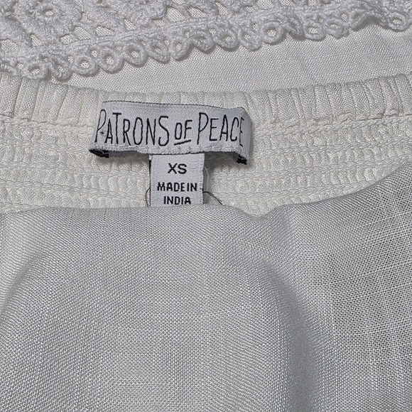 Patrons of Peace Lilly Dress XS Floral Boho Cottagecore Peasant Embroidery - Picture 9 of 10